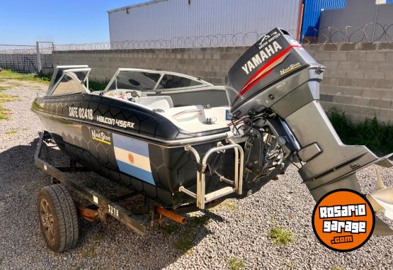 Embarcaciones - Lancha open usada 460 alcon Yamaha 60 2t 2008. 200 hs  con trailer y accesorios 7,500u$s - En Venta