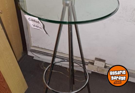 Otros - mesa desayunadora alta de vidrio - En Venta