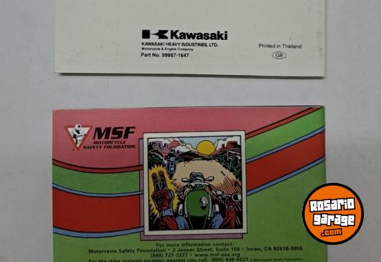 Accesorios para Motos - Manual de usuario kawasaki ninja 250 - En Venta