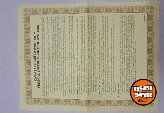 Accesorios para Motos - Manual de usuario kawasaki ninja 250 - En Venta