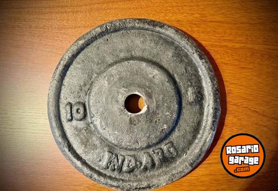 Deportes - Disco fundicion 10 kg Gym - En Venta