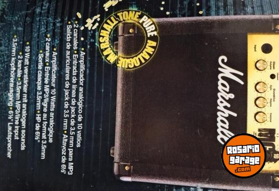 Instrumentos Musicales - Amplificador Marshall MG 10 - En Venta