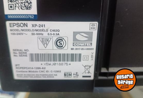 Informtica - Multifuncion EPSON xp241 PARA REPUESTOS O TECNICO - En Venta