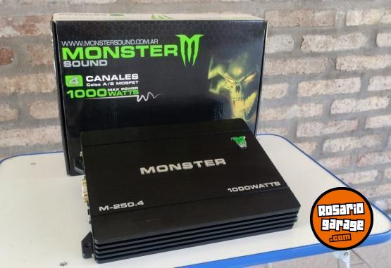 Accesorios para Autos - Potencia Monster 1000w + Caja slim Monster 12v 1000w - En Venta