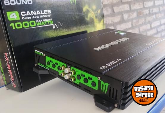 Accesorios para Autos - Potencia Monster 1000w + Caja slim Monster 12v 1000w - En Venta