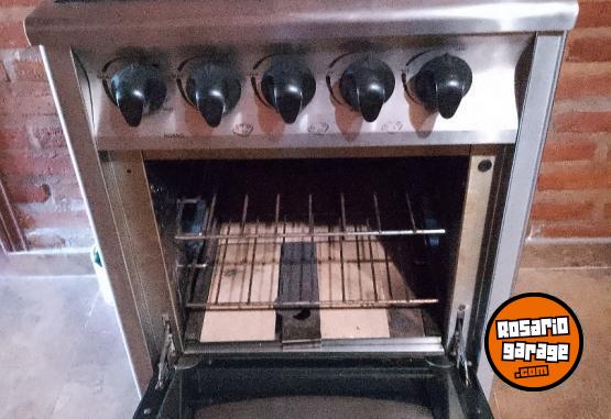 Hogar - COCINA FORNAX 4 HORNALLAS DE ACERO INOXIDABLE PISO DE LADRILLOS REFRACTARIOS EXCELENTE ESTADO - En Venta