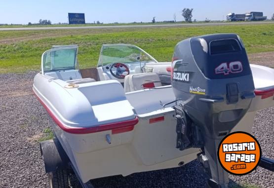 Embarcaciones - Lancha open usada pietra 460 2008 Suzuki 40 hp 2t arranque manual con comandos 1999 - En Venta