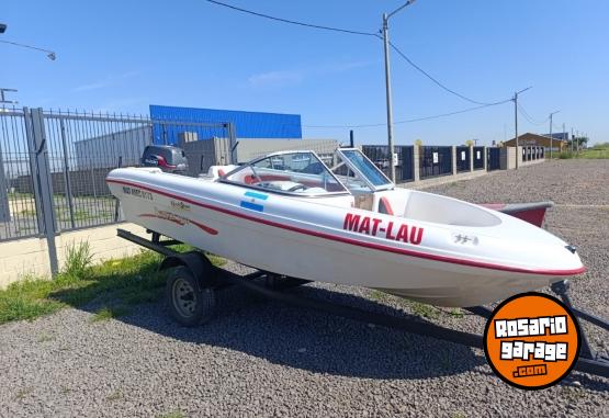 Embarcaciones - Lancha open usada pietra 460 2008 Suzuki 40 hp 2t arranque manual con comandos 1999 - En Venta