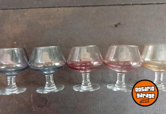 Hogar - COPAS DE VIDRIO-LOTE VARIADO-MUY BUEN ESTADO - En Venta
