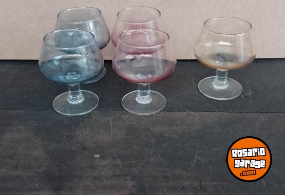 Hogar - COPAS DE VIDRIO-LOTE VARIADO-MUY BUEN ESTADO - En Venta