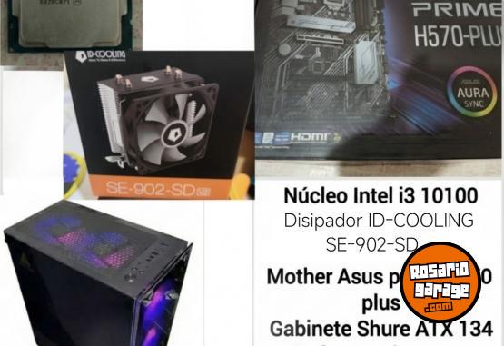 Informática - PC GAMER (mother - núcleo - gabinete) - En Venta