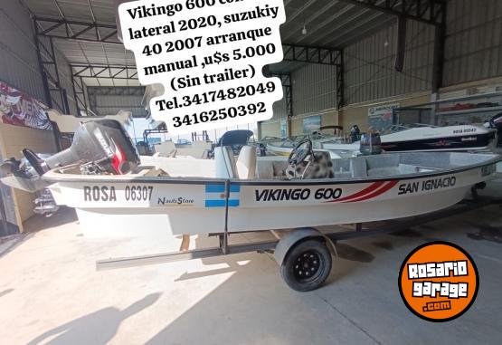 Embarcaciones - Trakker vikingo 600 Suzuki 40 y comandos - En Venta