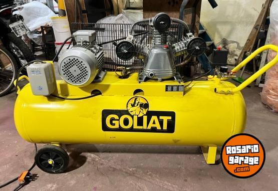 Herramientas - Compresor Goliat 200 lts casi sin uso - En Venta