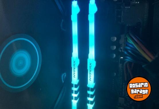 Informtica - Memoria Kingston DDR4 16GB 3200MHz HyperX Fury RGB Black - En Venta