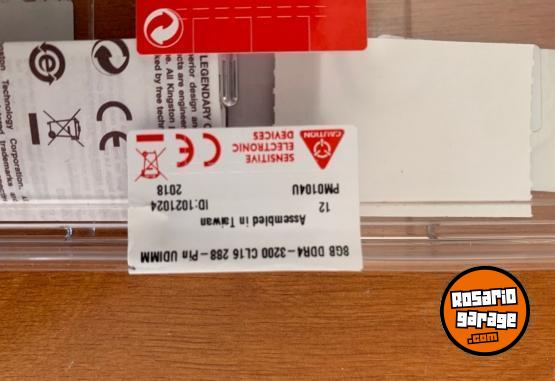 Informtica - Memoria Kingston DDR4 16GB 3200MHz HyperX Fury RGB Black - En Venta