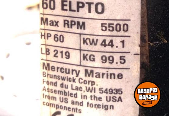 Embarcaciones - Tecno Ship 520 Con Mercury 60 Hp 2t - En Venta