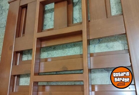 Hogar - 2 Camas individuales o Cama Cucheta de Madera Maciza ,Barandilla y Escalera Incluidas - En Venta