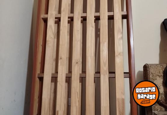 Hogar - 2 Camas individuales o Cama Cucheta de Madera Maciza ,Barandilla y Escalera Incluidas - En Venta