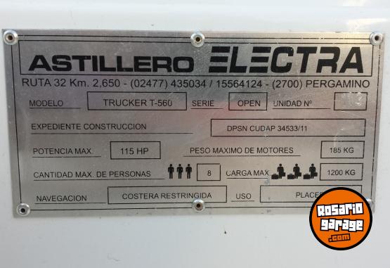 Embarcaciones - Tracker Electra 560  /  traquer / traker - En Venta