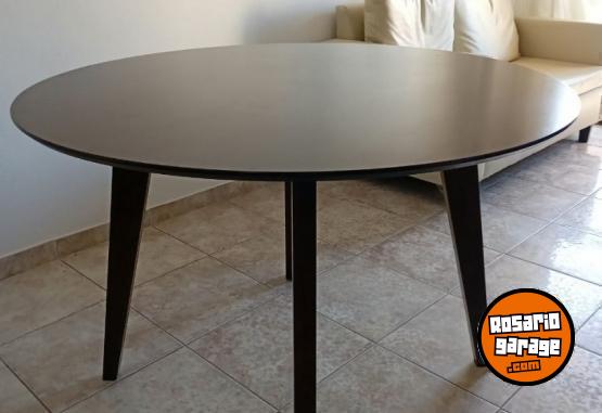 Hogar - Mesa Redonda Madera Maciza 120 cm "La Espaola" (Rosario). - En Venta