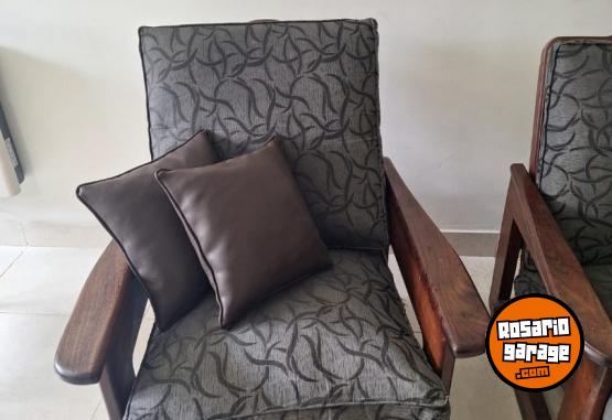 Hogar - SILLONES DE ALGARROBO CON ALMOHADONES - En Venta
