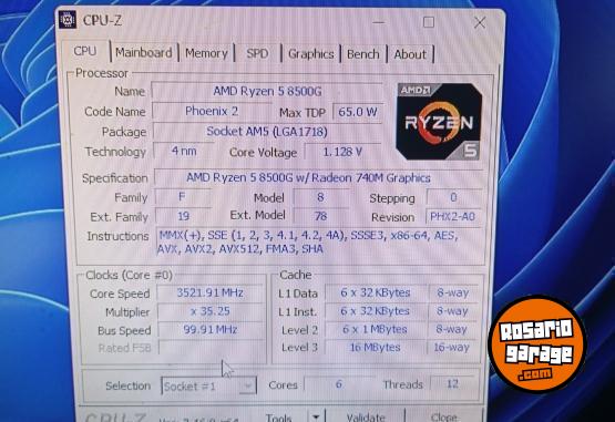 Informática - 💻 PC Completa Ryzen 5 + Monitor 24" + Cámara + Parlantes – Todo Original y Listo para Usar - En Venta