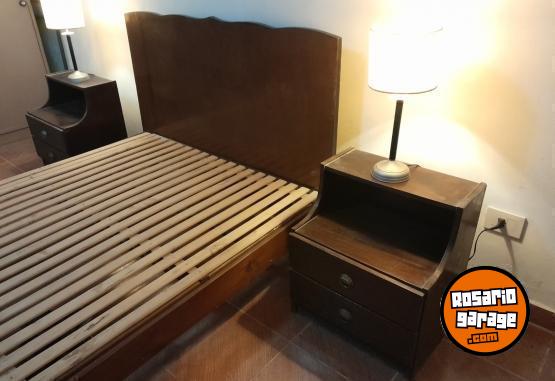 Hogar - Cama de 2 plazas con 2 mesitas de luz - En Venta