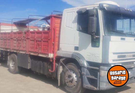 Camiones y Gras - Iveco Eurotech 370 + acoplado Hermann 9.30 - En Venta