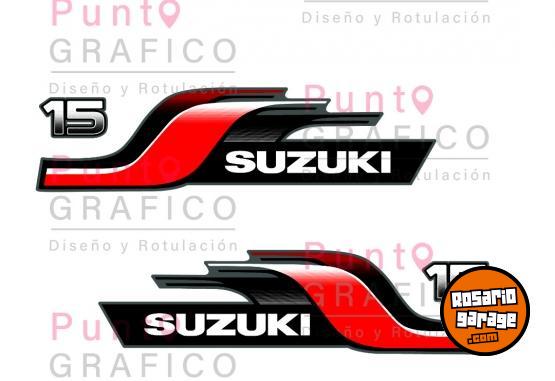 Otros (Náutica) - Calco motor fuera de borda Suzuki 15 - En Venta