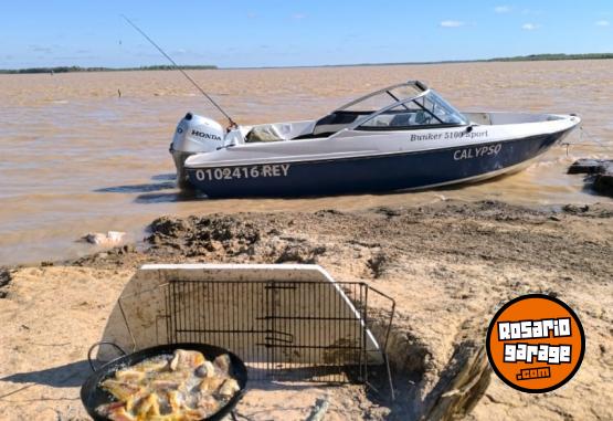 Embarcaciones - Bunker 5100 - Honda 40 hp 4 t - Excelente estado - En Venta