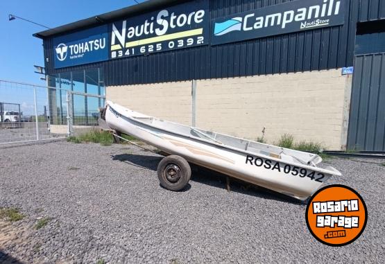 Embarcaciones - Piraguon usado safari 470 con trailer ao 2012 - En Venta