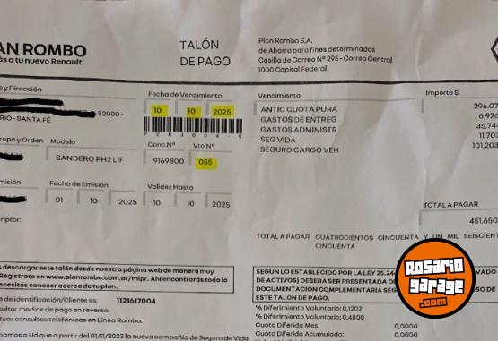 Autos - Renault Sandero PH2 LIfe 2022 Nafta 6500Km - En Venta