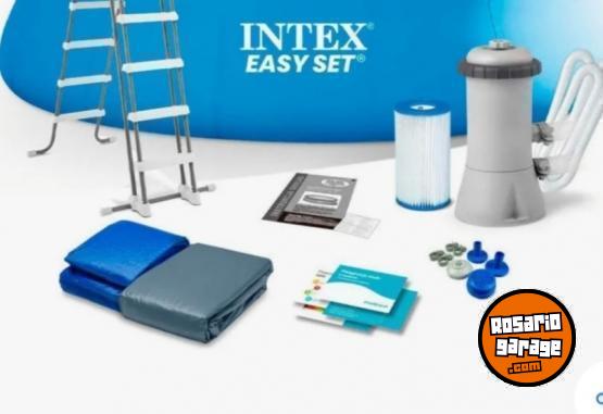 Hogar - Pileta Intex Inflable422×122 Set... - En Venta