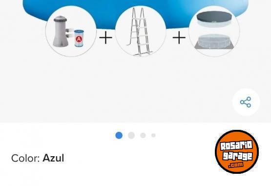 Hogar - Pileta Intex Inflable422×122 Set... - En Venta