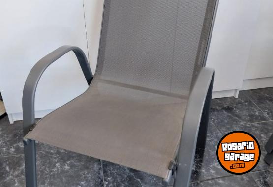 Hogar - 3 Silla Acero y Textileno - En Venta