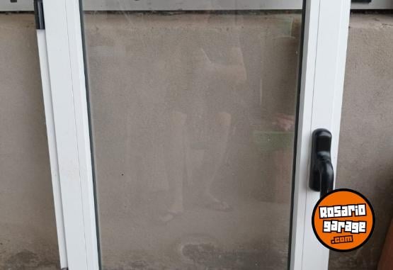 Hogar - x2 VENTANAS RAJAS DE ALUMINIO DE ABRIR CON VIDRIO - En Venta