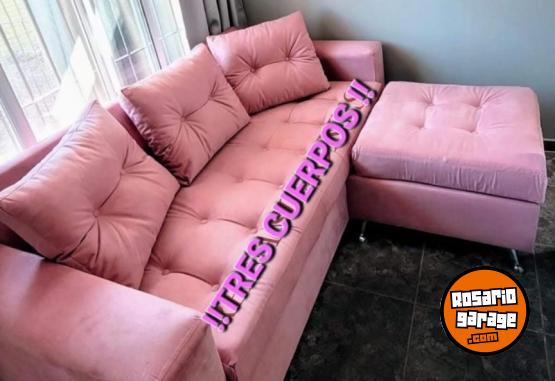 Hogar - Oferta Imperdible🎉✨ SOF GAMA FULL + CAMASTRO! ❤️ Pana Original anti mancha!  👉Anti desgarro - En Venta