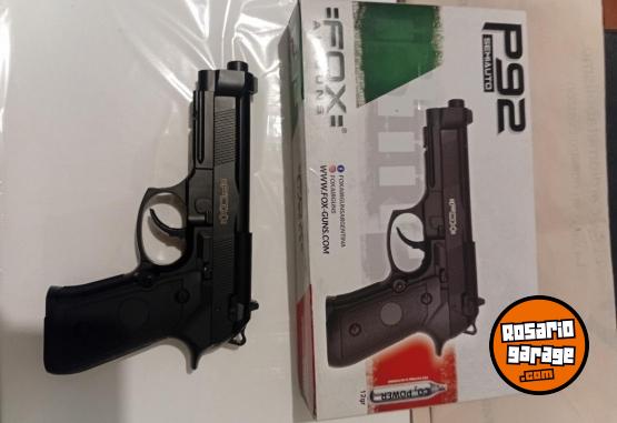Deportes - Pistola a balines de acero Co2 Fox p92 - En Venta
