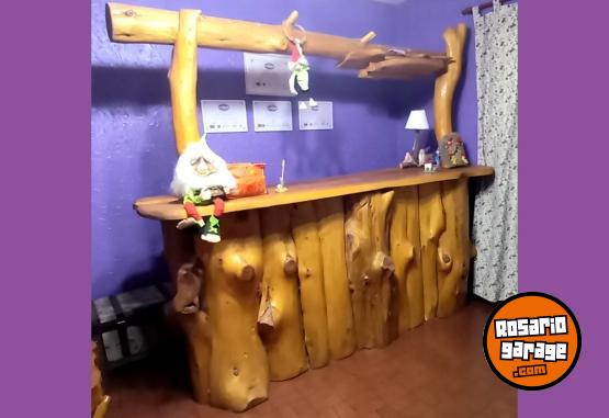 Hogar - Barra Rstica Artesanal madera maciza.  Exclusiva - En Venta