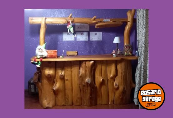 Hogar - Barra Rstica Artesanal madera maciza.  Exclusiva - En Venta