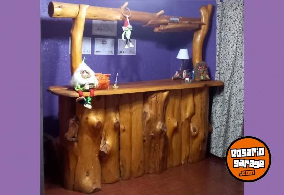 Hogar - Barra Rstica Artesanal madera maciza.  Exclusiva - En Venta
