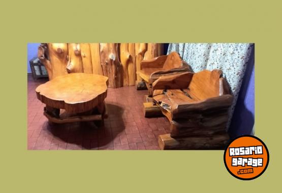 Hogar - Living Rstico Madera maciza de Ciprs - En Venta