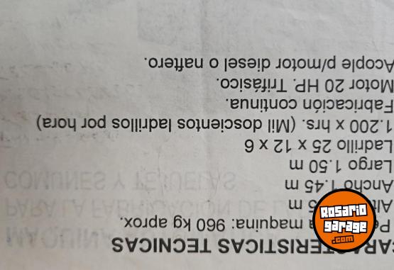 Otros - Vendo Fábrica de Ladrillos - En Venta