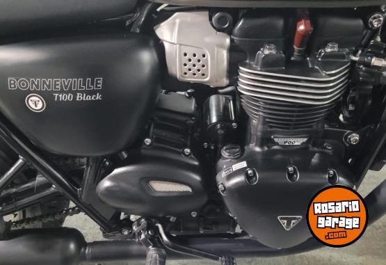 Motos - Triumph Bonneville T100 Black 2020 Nafta 4500Km - En Venta