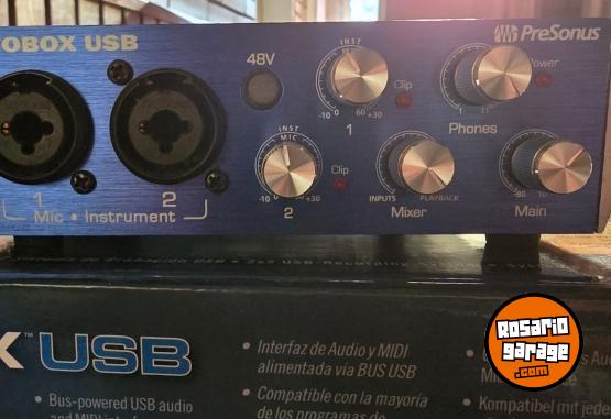 Instrumentos Musicales - Placa de audio y micrfono [ leer descripcin] - En Venta