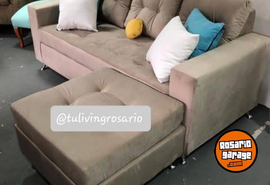 Hogar - Oferta Imperdible🎉✨ SOF GAMA FULL + CAMASTRO! ❤️ Pana Original anti mancha!  👉Anti desgarro - En Venta