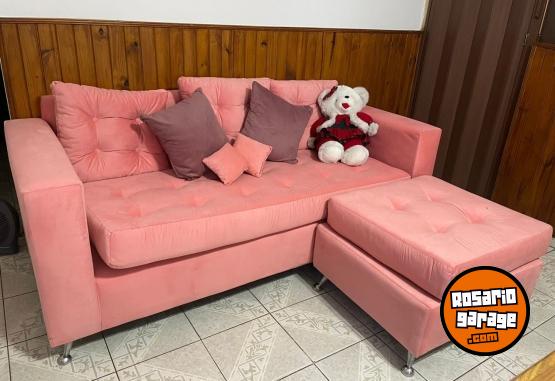 Hogar - Oferta Imperdible🎉✨ SOF GAMA FULL + CAMASTRO! ❤️ Pana Original anti mancha!  👉Anti desgarro - En Venta