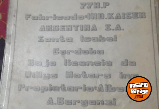 Clásicos - Jeep Ika 1958 4X2 - En Venta