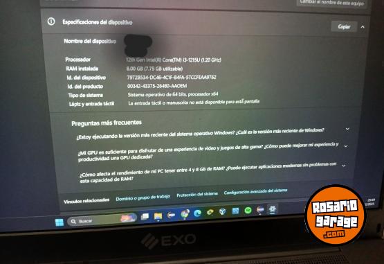 Informática - Vendo Exo Smart XQ3J - En Venta