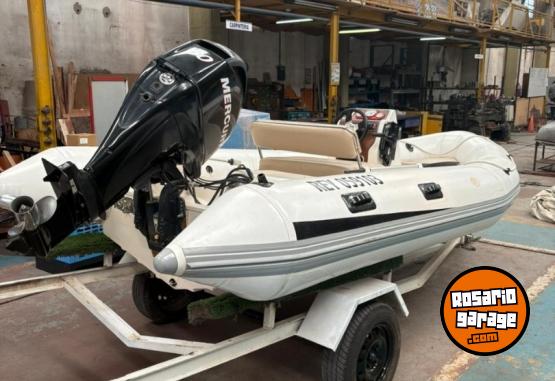Embarcaciones - Gomón Semi-Rigido 4.70 con Mercury 4t 60HP y trailer - En Venta